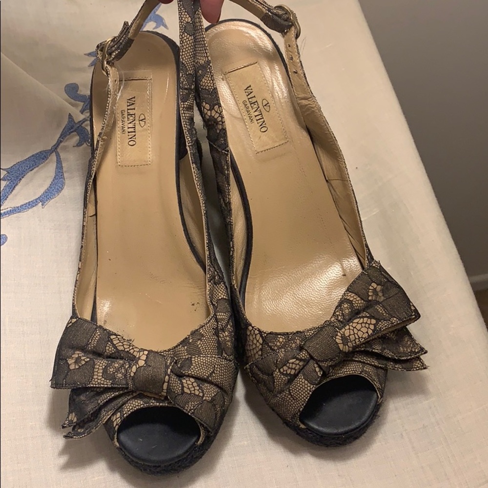 Valentino wedges. 100% authentic
